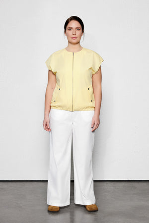 COBBY Büyük Beden Bomber Yelek Sarı | Luokk