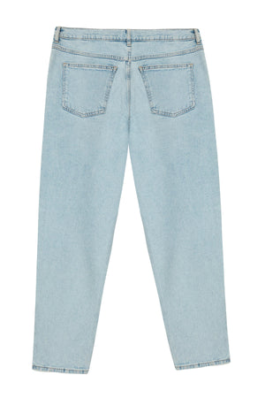 CROCO Pamuklu Büyük Beden Mom Jean Pantolon Mavi | Luokk