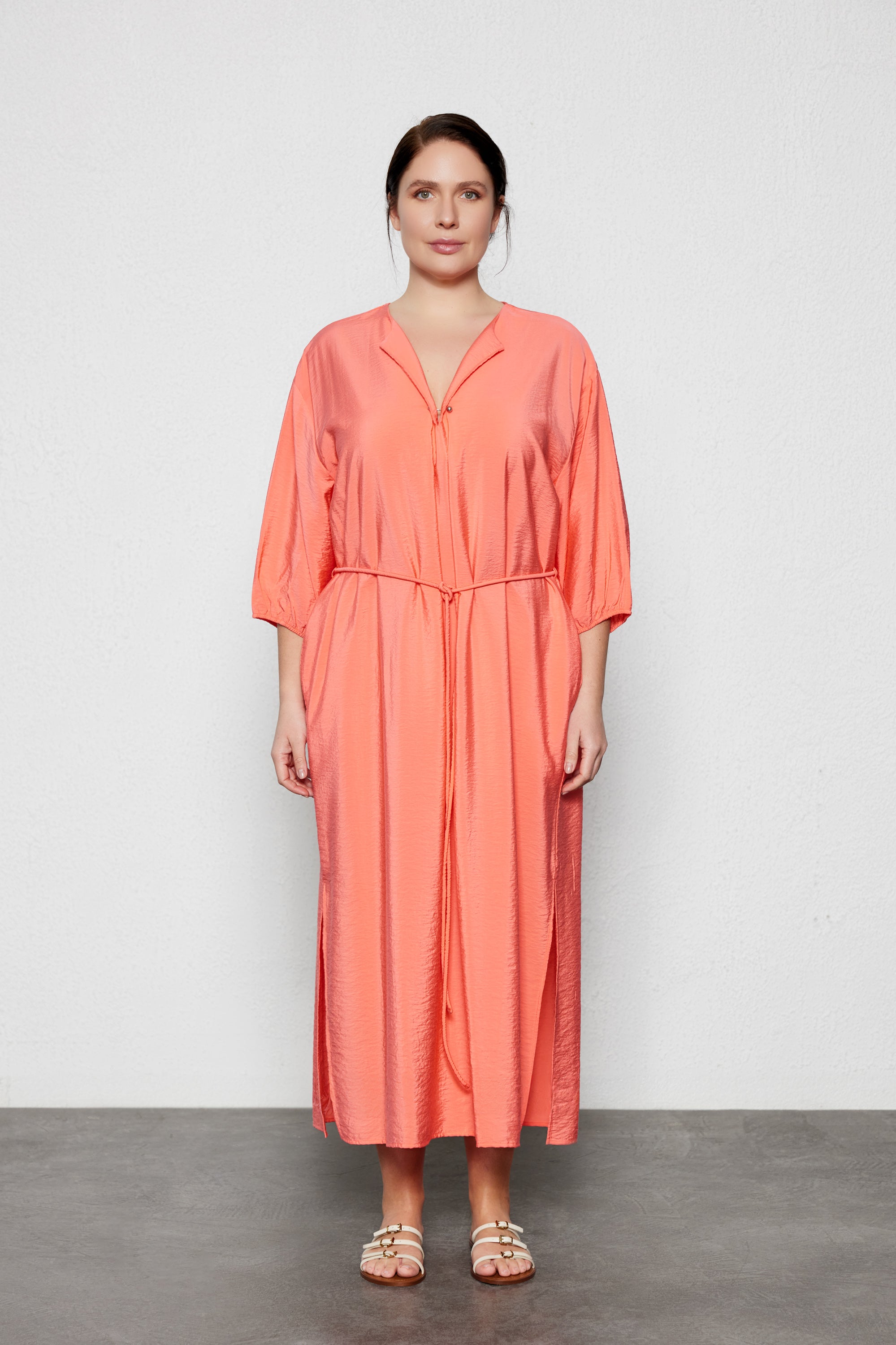 MIREYA Plus Size Maxi Caftan Dress