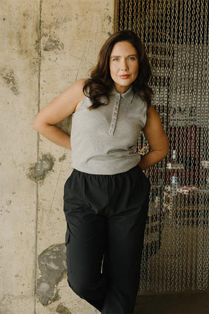 NAISA Beli Lastikli Büyük Beden Kargo Pantolon Siyah | Luokk