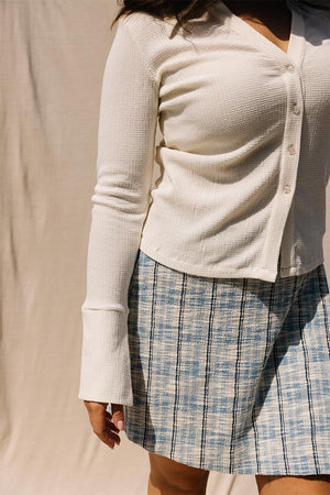 NICOLE Pamuklu Yırtmaçlı Büyük Beden Gömlek Ekru | Luokk