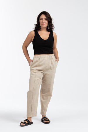 BABS V Yaka Askılı  Büyük Beden Crop Top Siyah | Luokk