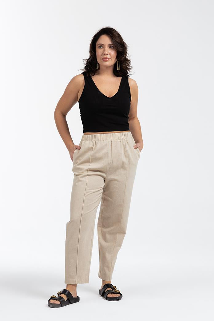 BABS V Yaka Askılı  Büyük Beden Crop Top Siyah | Luokk