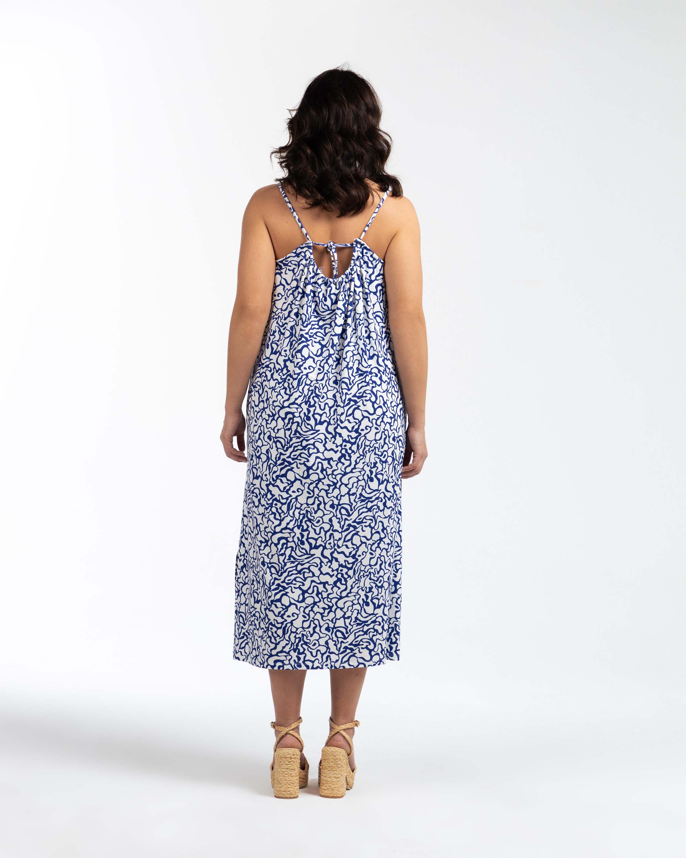 CARROL Plus Size Sleeveless Midi Dress