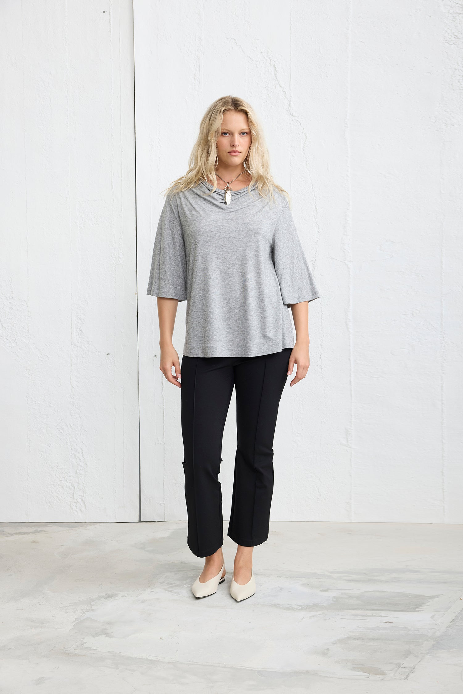 LIZZIE İspanyol Paça Pantolon Siyah