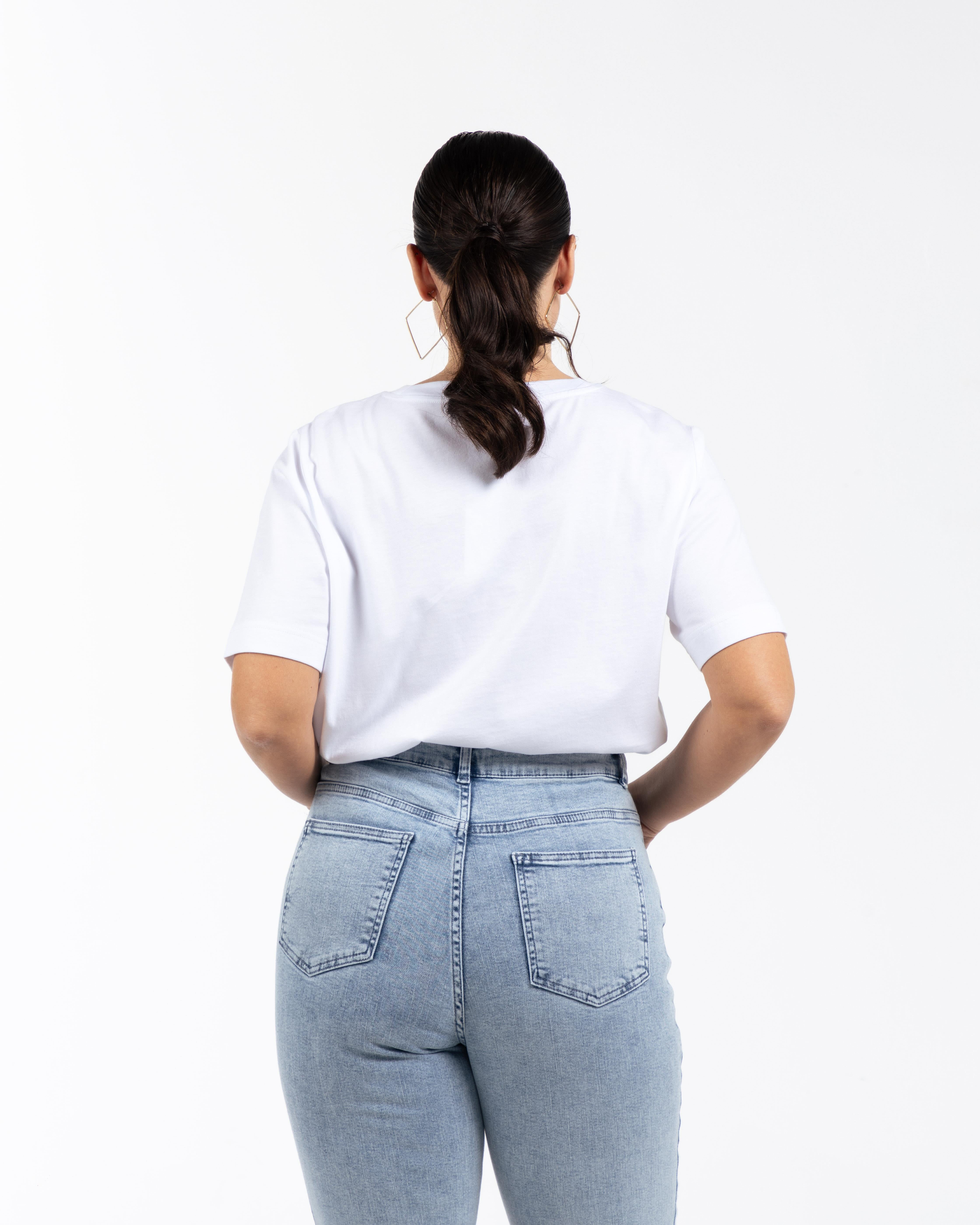 STARY Yüksek Bel Pamuklu Büyük Beden Skinny Jean Mavi | Luokk