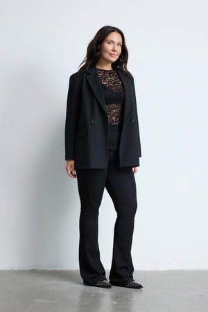 TIMELESS Büyük Beden Blazer Ceket Siyah | Luokk